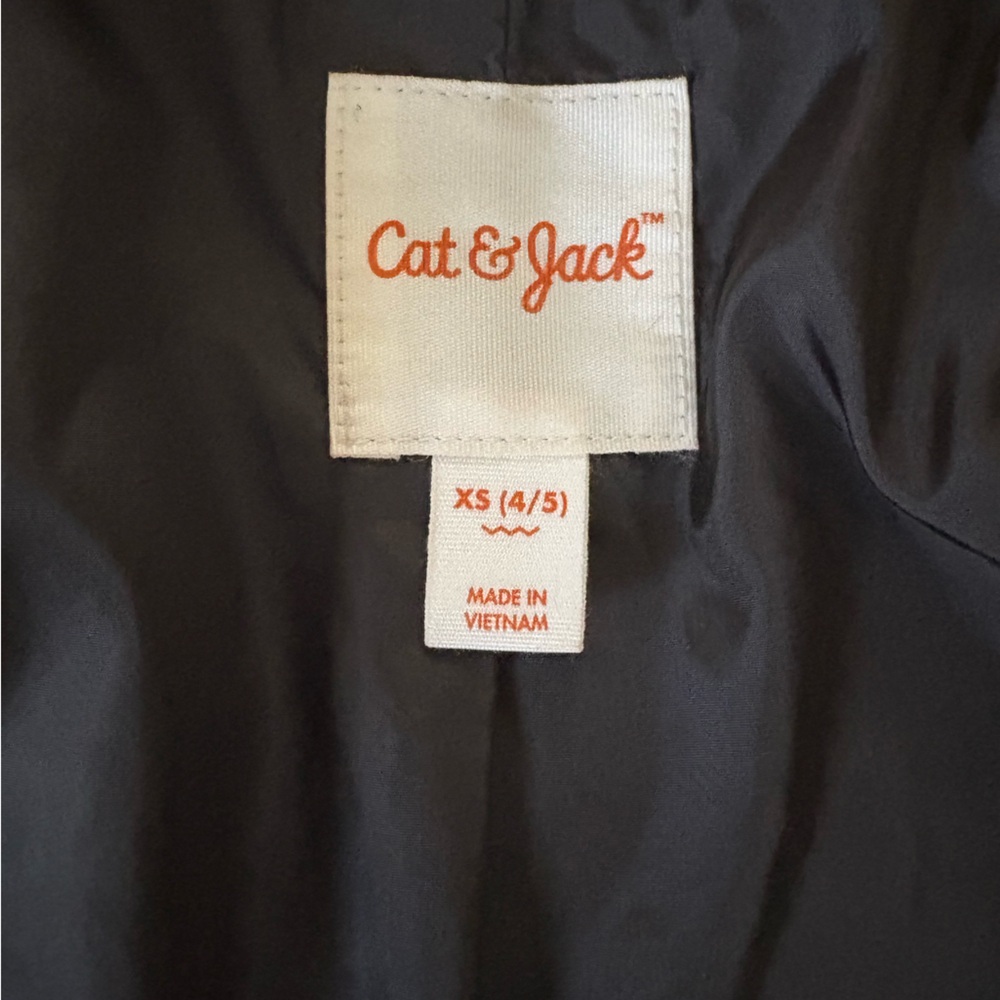 Cozy Black Faux Fur Kids Jacket - Picture 3 of 3